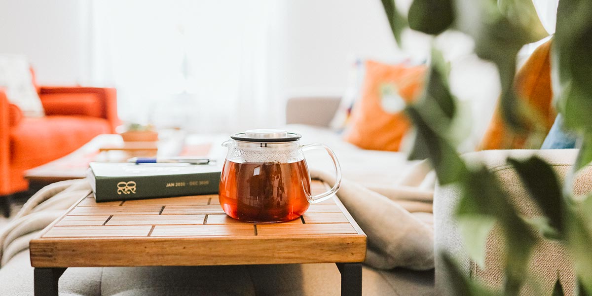 water loo personal glass teapot stay at home #stayhome