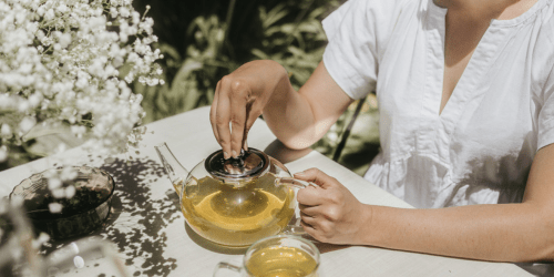 JOLIETTE Glass Teapot with Stainless Steel Tea Strainer