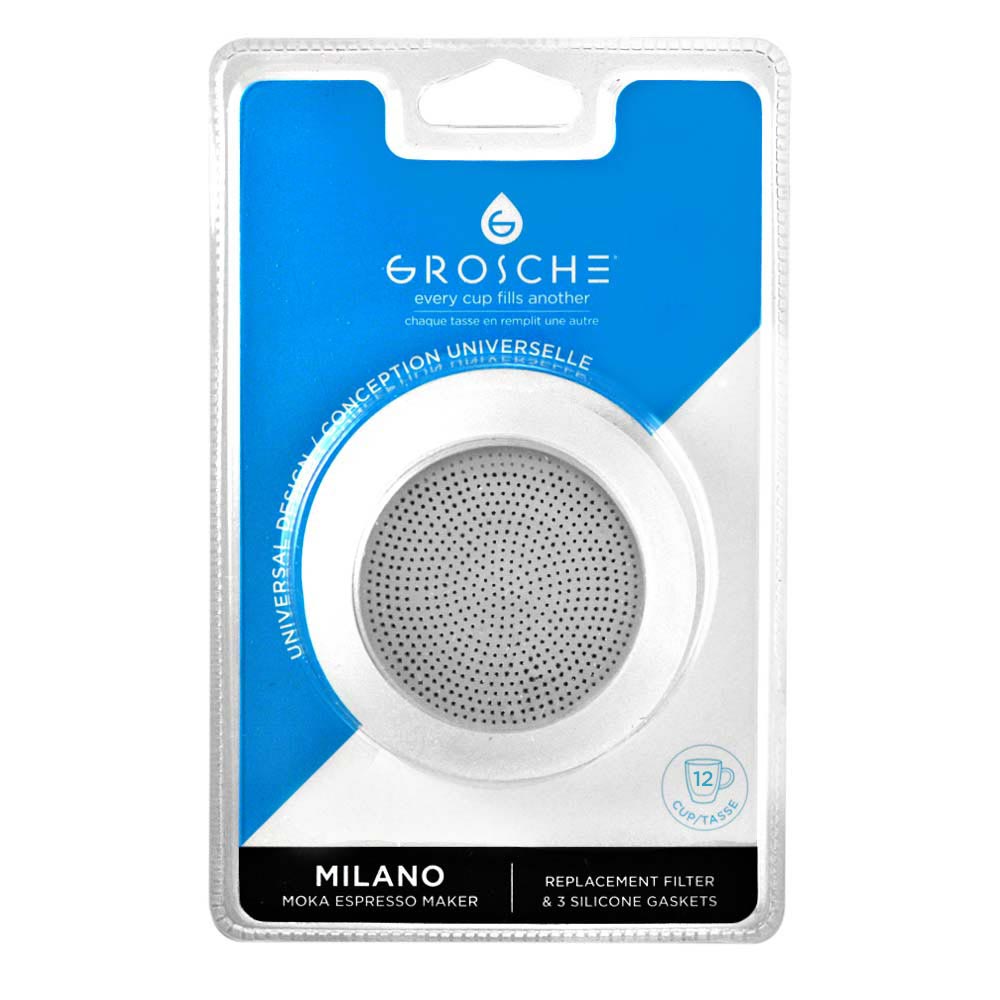 Milano Replacement Filter & Silicone Gaskets