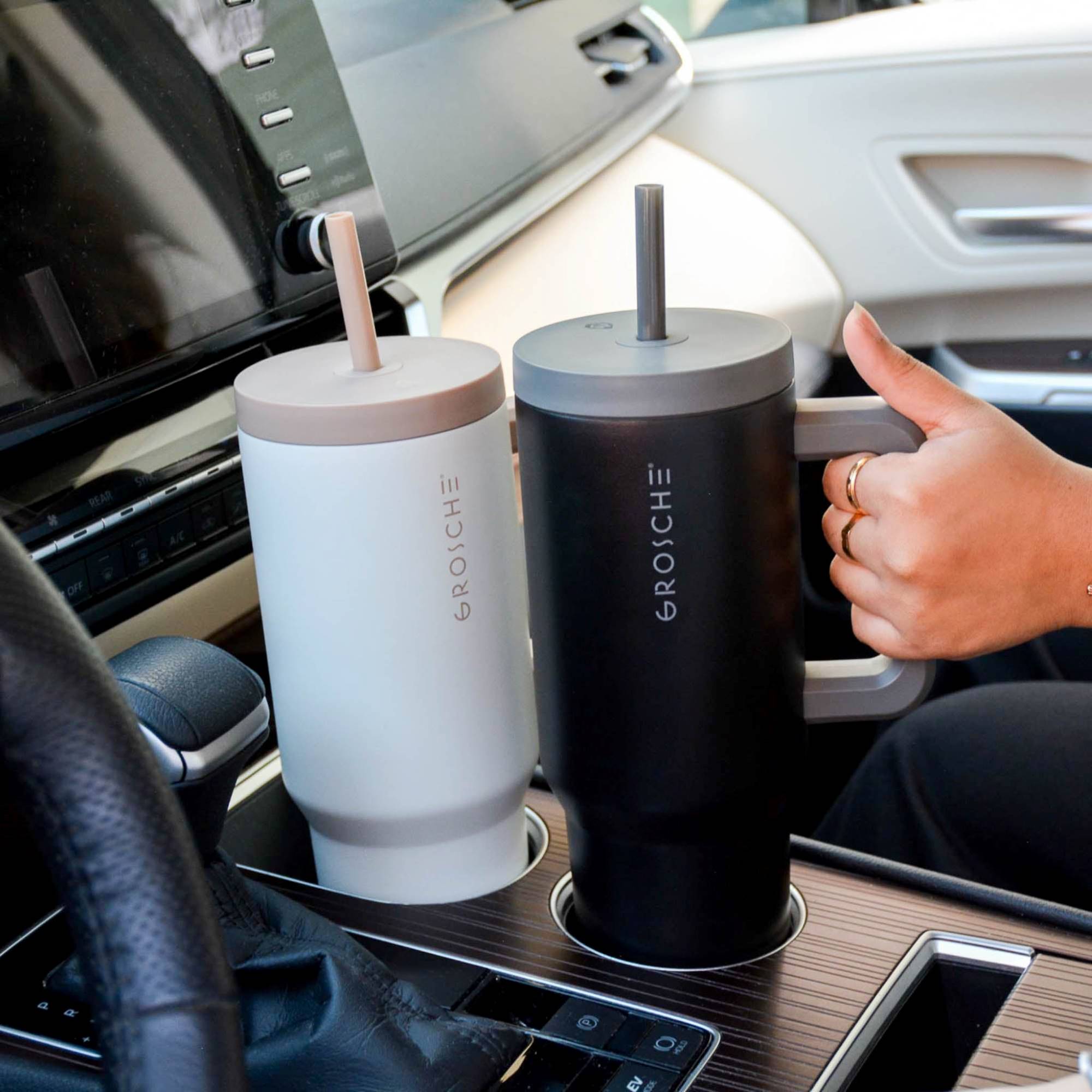 ASPEN 40oz Tumbler with Straw - Crossfit Cambridge - GROSCHE International Inc.