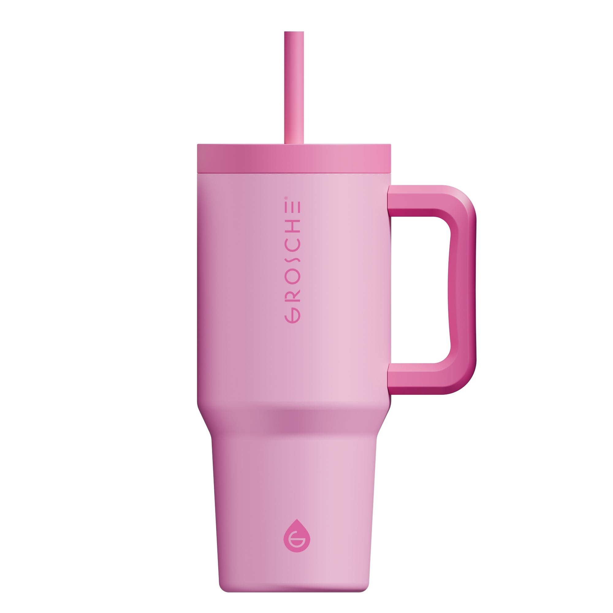 shop grosche aspen insulated tumbler 32oz hot pink