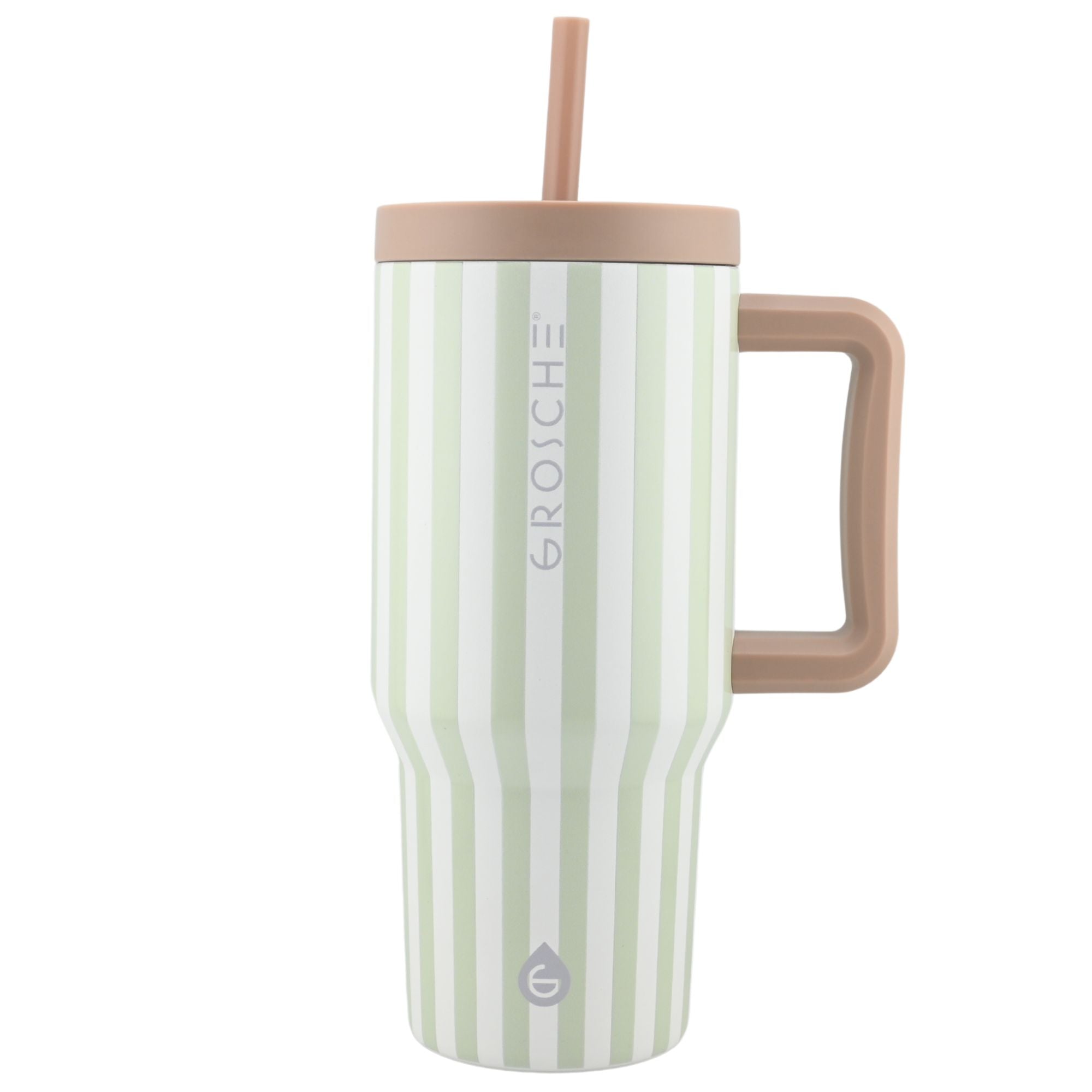 ASPEN Insulated Tumbler with Handle and Straw, 32oz