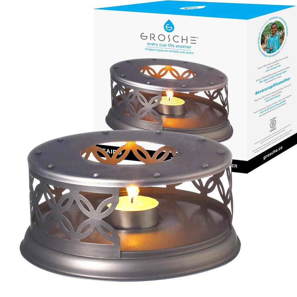 🎁 CAIRO Food and Tea Warmer, Fondue Warmer, Teapot Warmer (100% off) - GROSCHE International Inc.