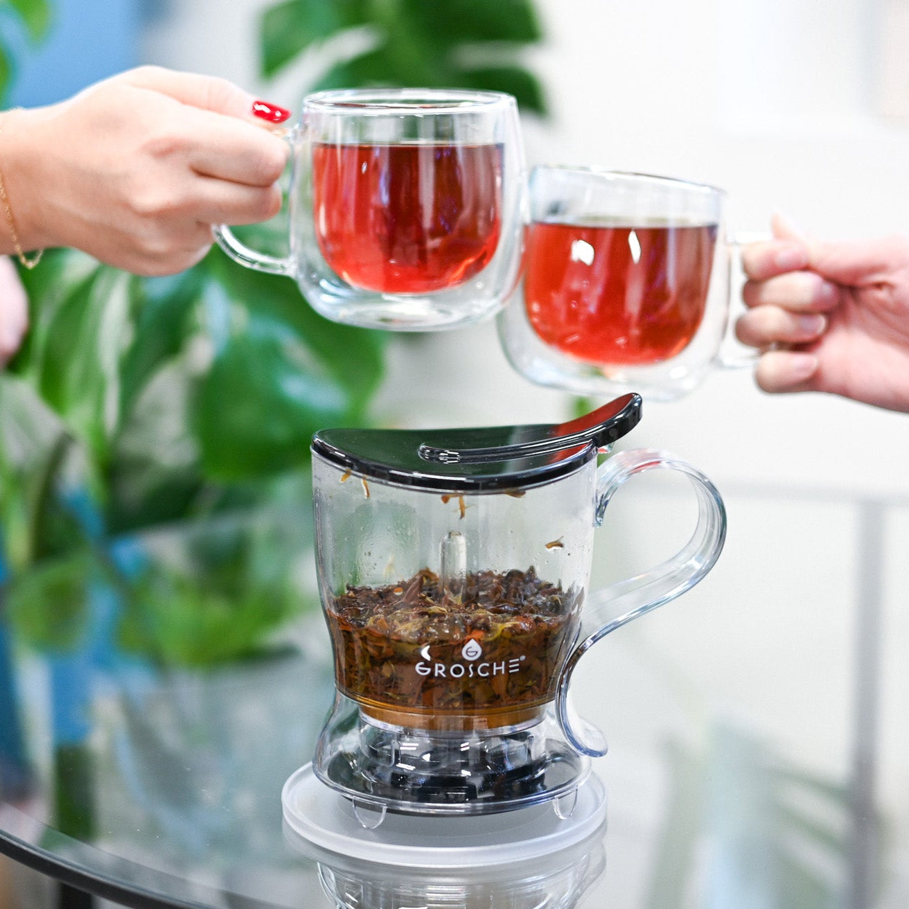 Canadian Brand Hydration Drinkware Coffee Tea Brand Give Back Safe Water Project Moka Pot Water Bottle Tumbler French Press Women Owned Business Family Run Tea Ware Aberdeen Tea Steeper