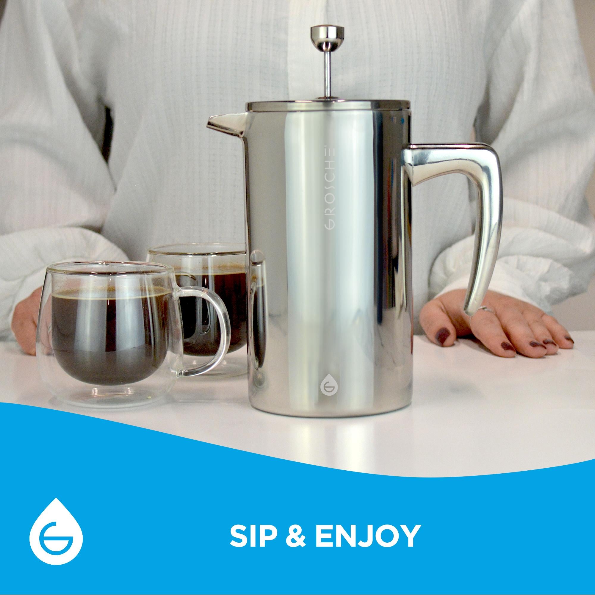 Shop DUBLIN Stainless Steel French Coffee Press