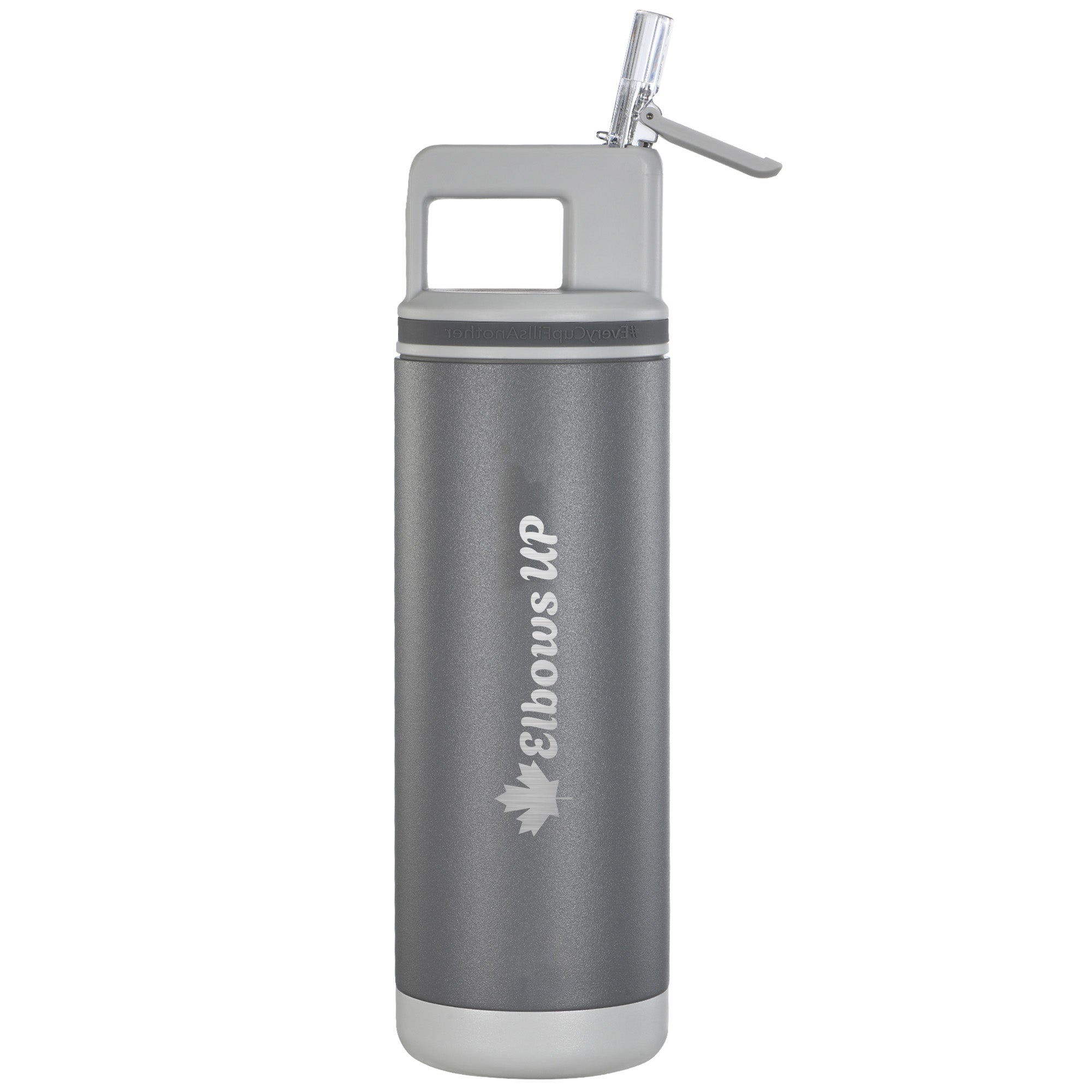 canadian collection tumbler elbows up, steel grey