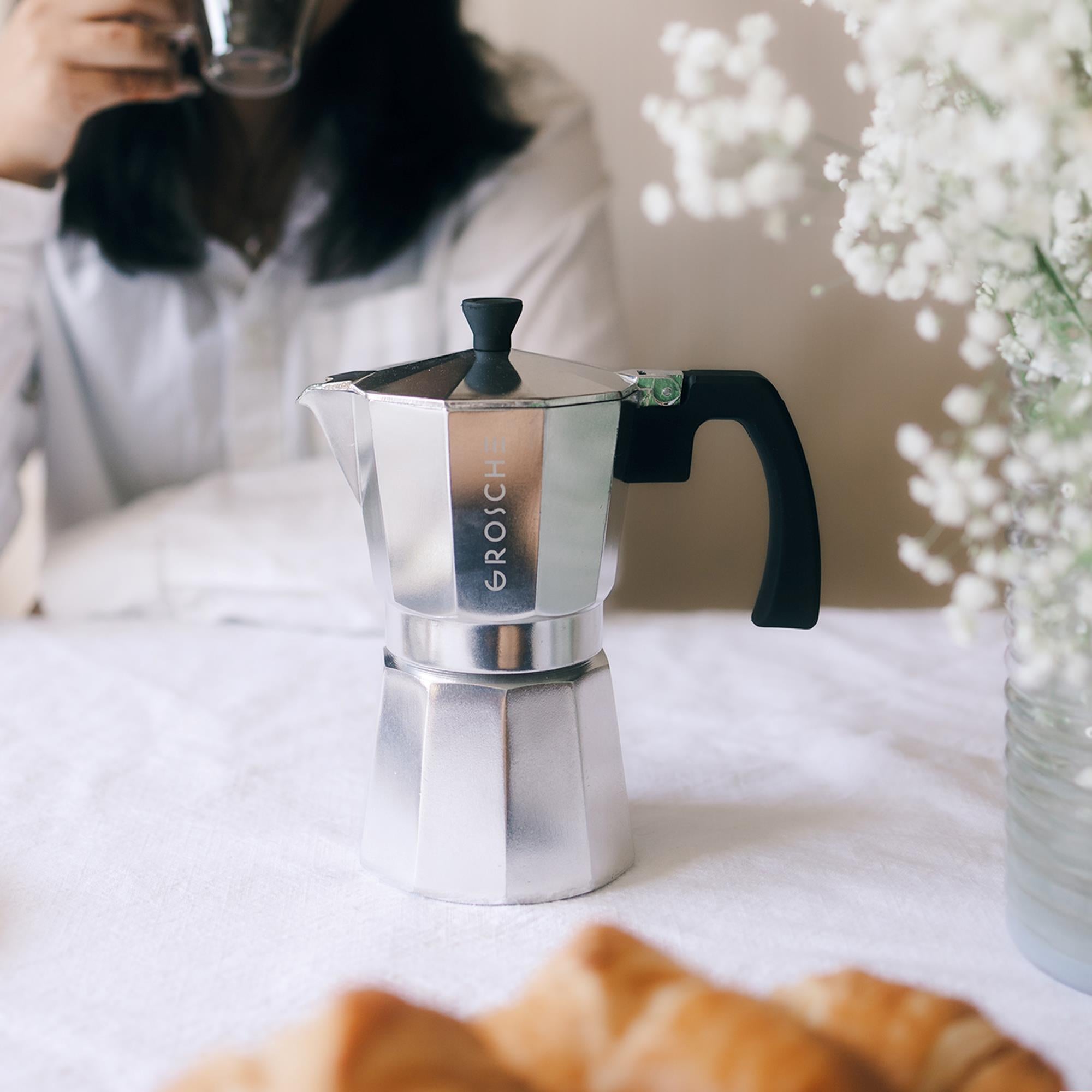 Buy GROSCHE MILANO Stovetop Espresso Maker, Moka Pot