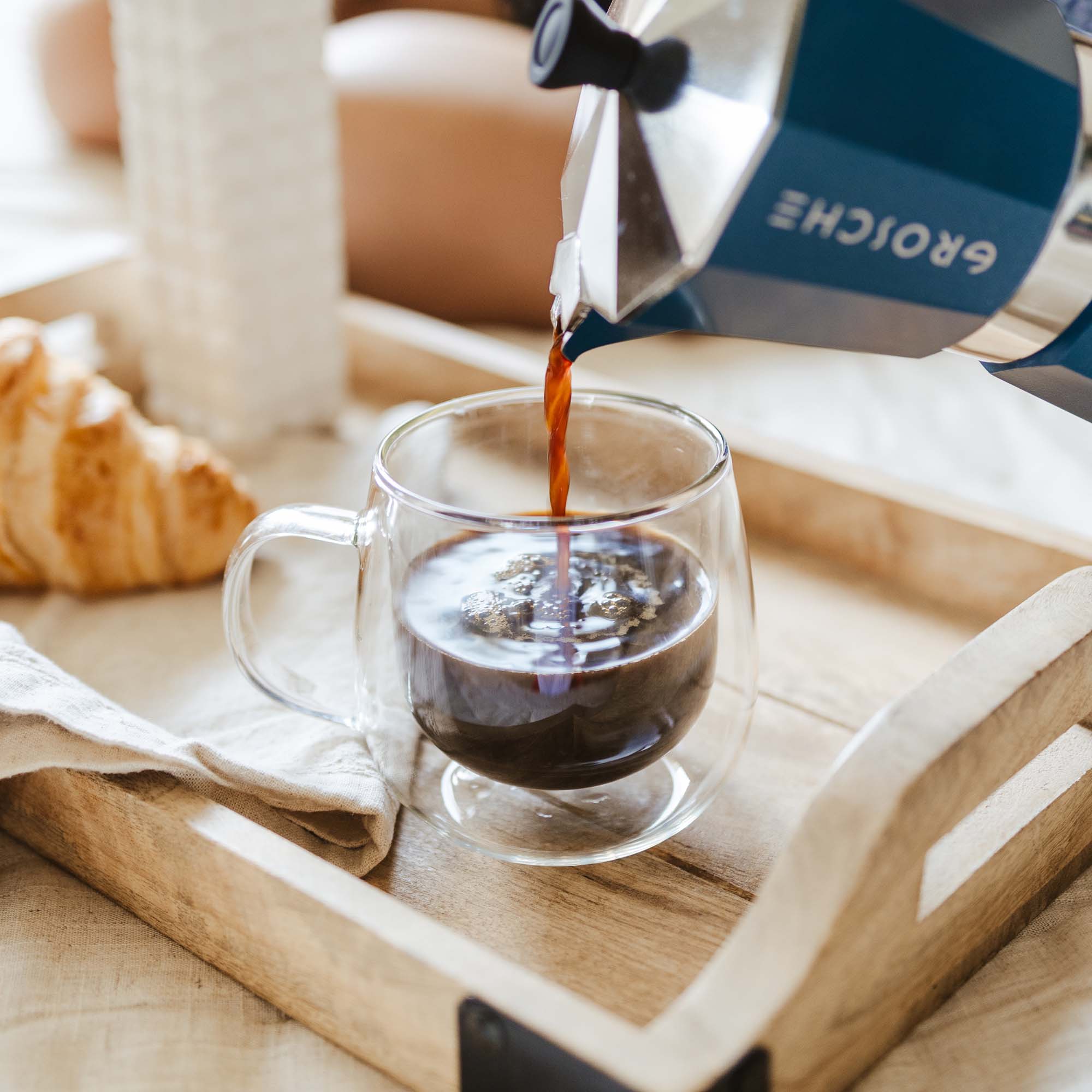 Shop FRESNO double wall glass mug sets