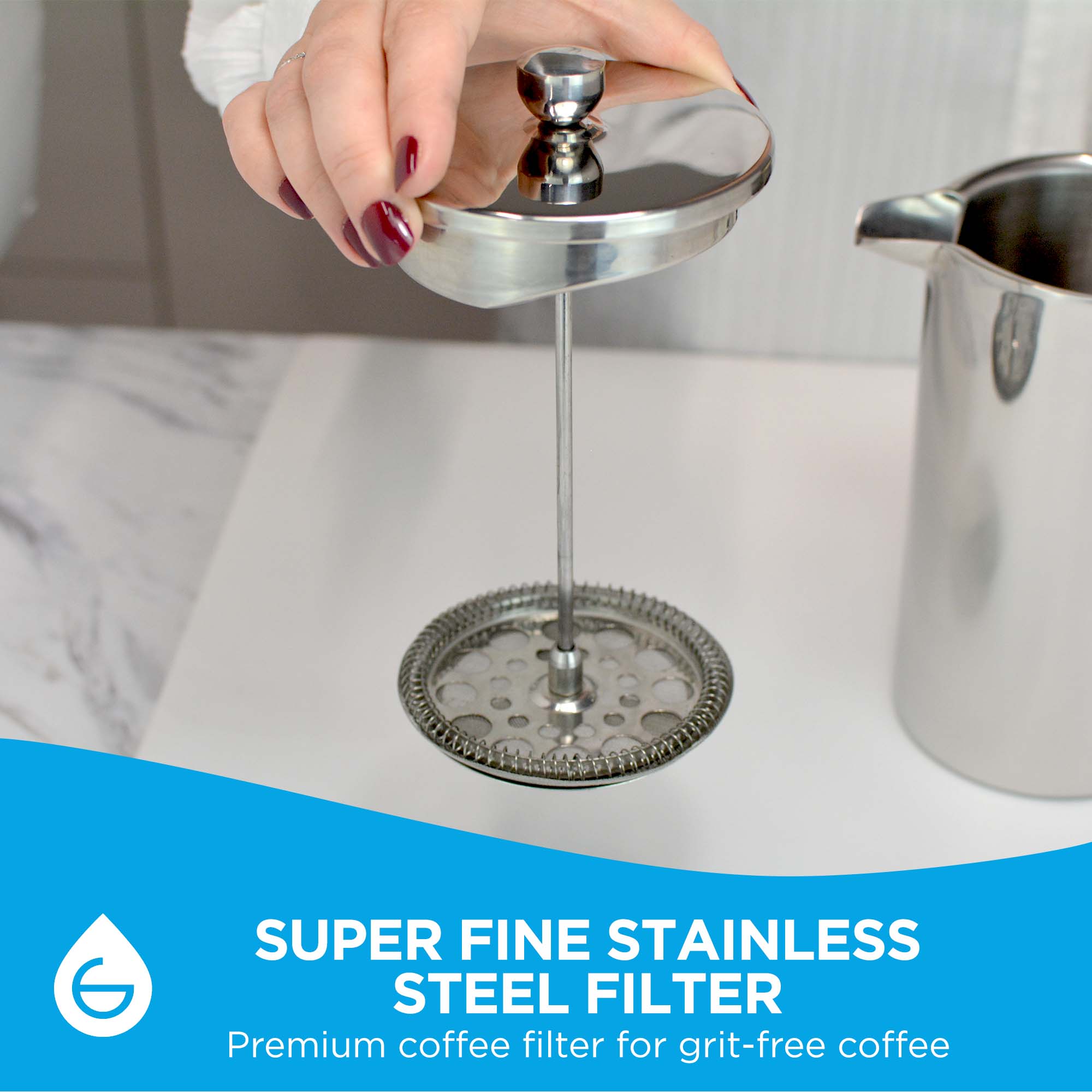 buy grosche stainless steel french coffee press