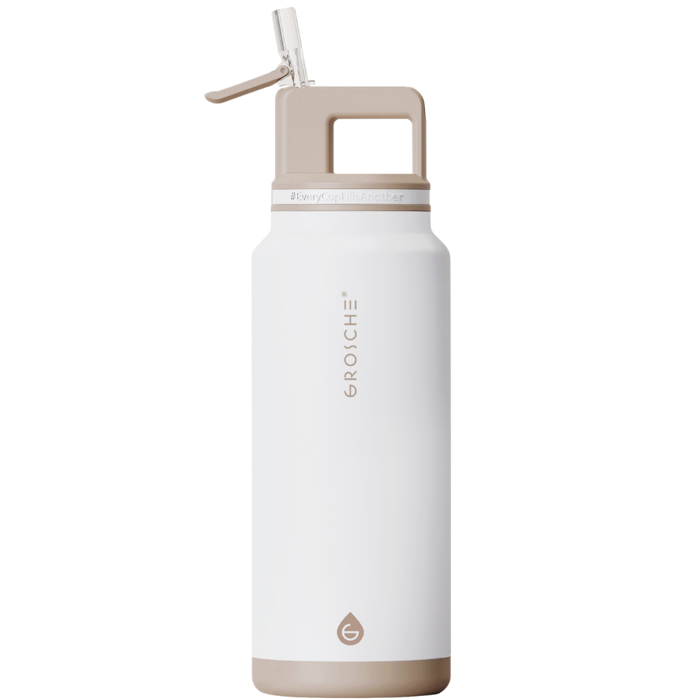 ALPINE Flip 'N Sip Large Insulated Water Bottle With Straw, 40oz