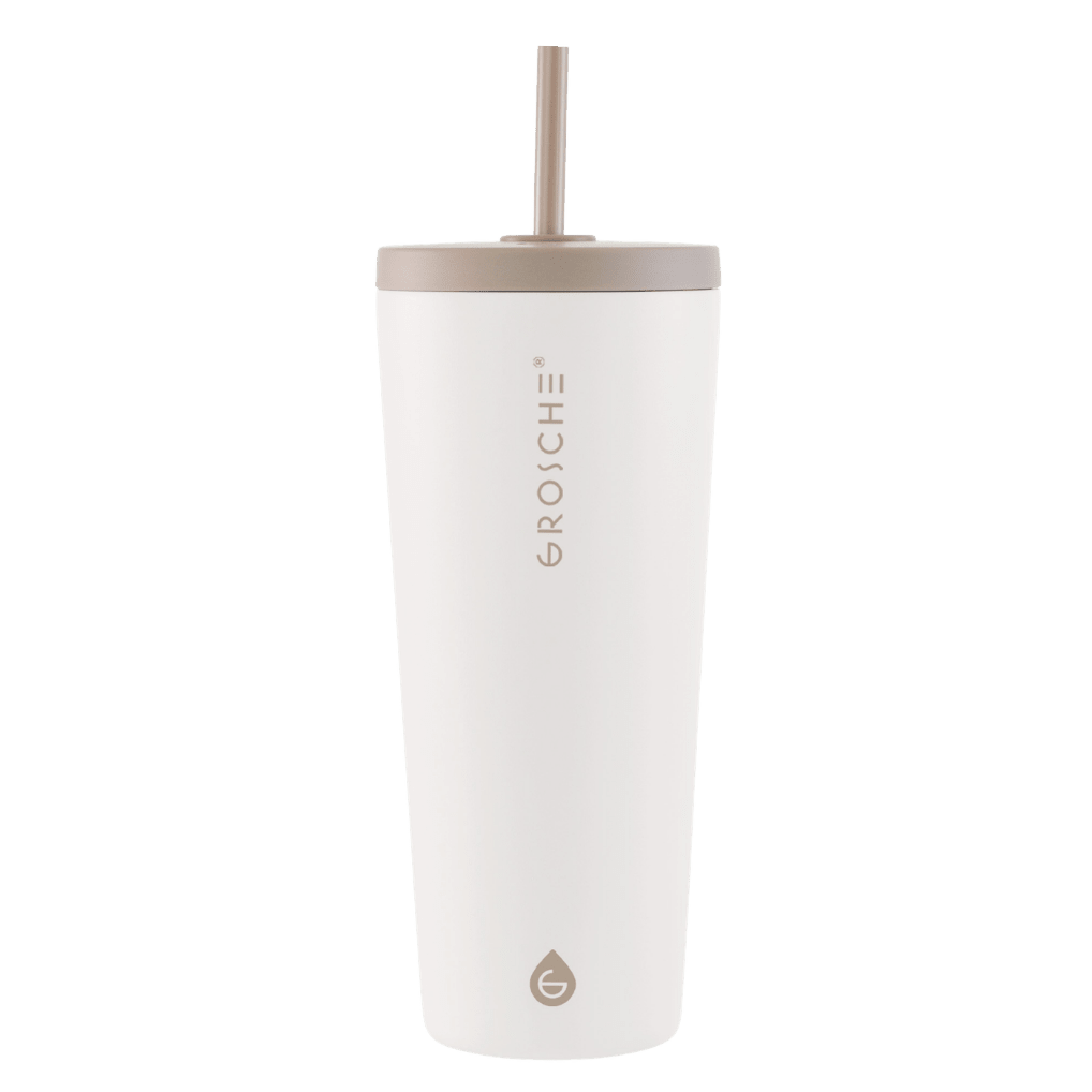 JASPER Stainless Steel Tumbler with Straw, 23oz | OPEN BOX - GROSCHE International Inc.