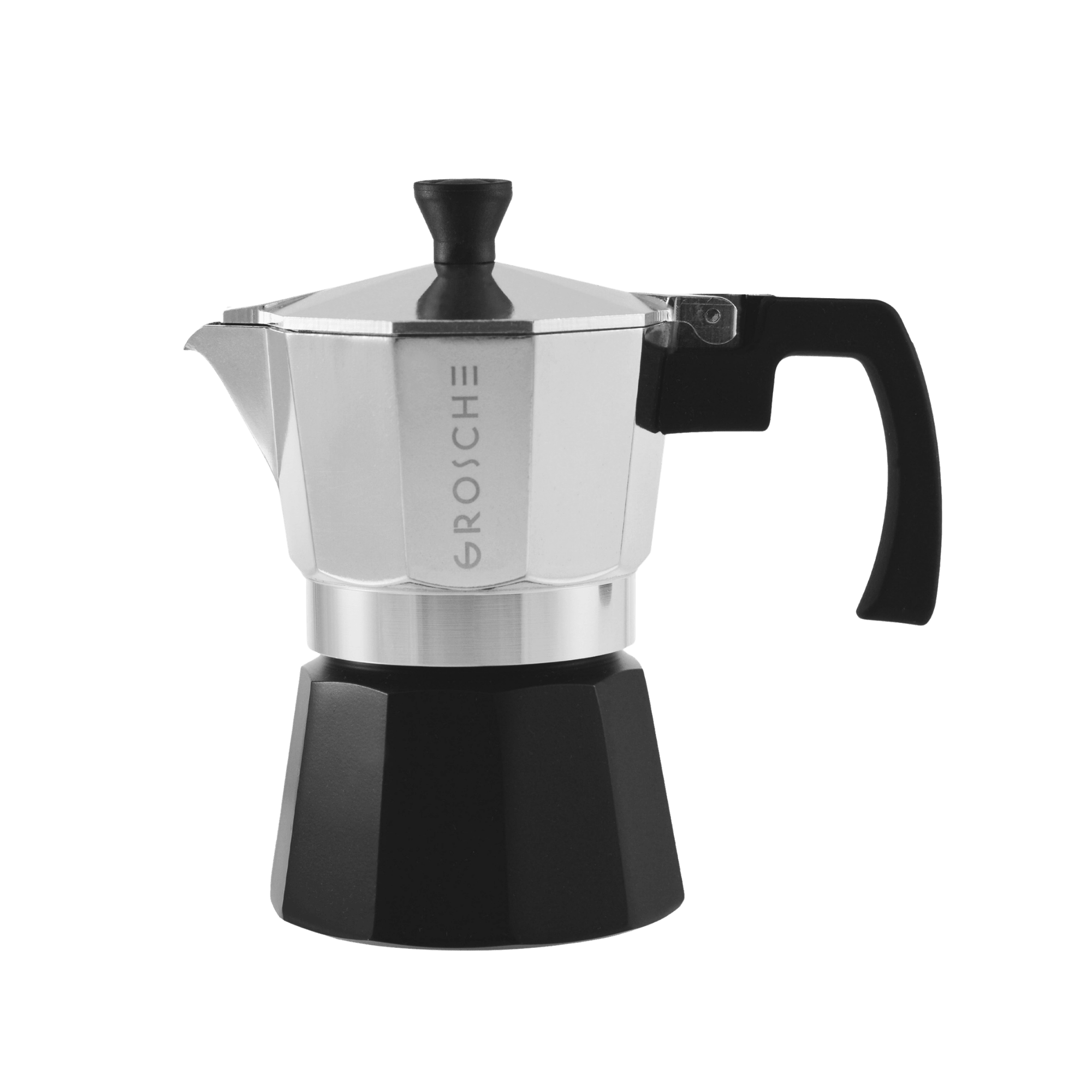 MILANO Stovetop Espresso Maker, Moka Pot - 3 Cup - GROSCHE International Inc.