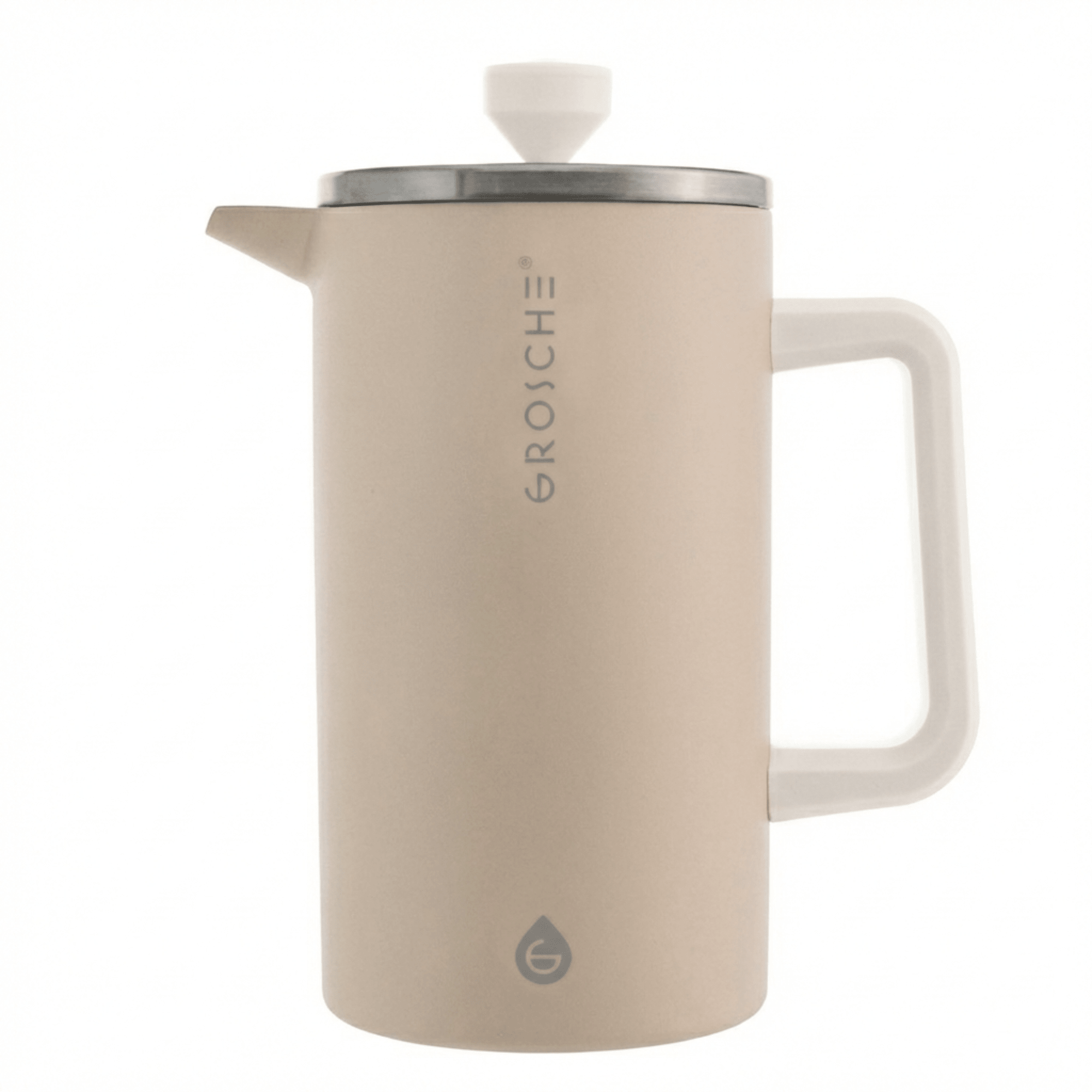 DUBLIN Stainless Steel Double Walled French Press - 34 fl. oz / 1000mL Capacity - GROSCHE International Inc.