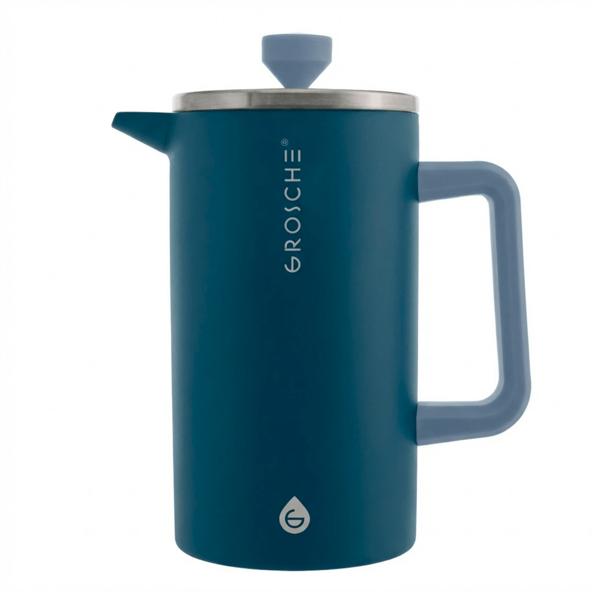 DUBLIN Stainless Steel Double Walled French Press - 34 fl. oz / 1000mL Capacity - GROSCHE International Inc.