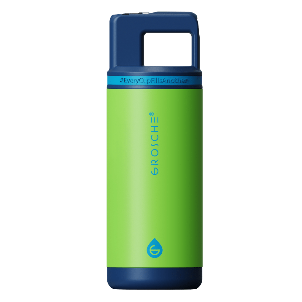ALPINE Flip 'N Sip Kids Insulated Water Bottle With Straw, 16oz - GROSCHE International Inc.