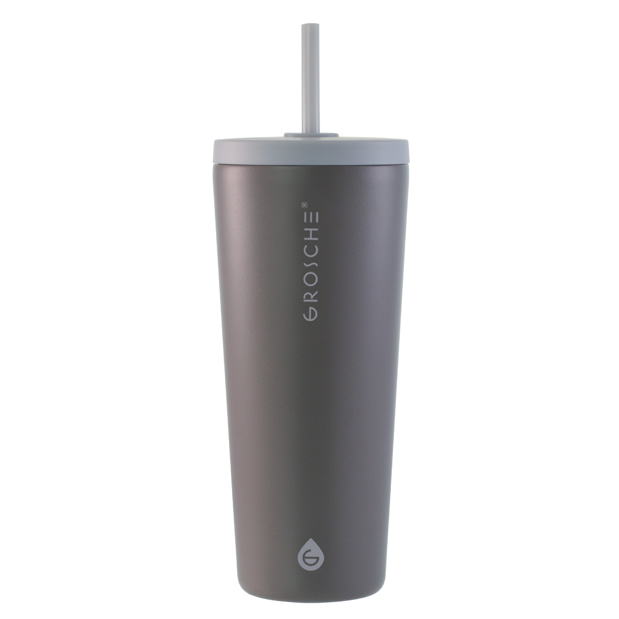Jasper insulated tumbler, 23oz tumbler, tumbler with straw, straw tumbler, travel mug, water bottle, insulated water bottle, grosche water bottle