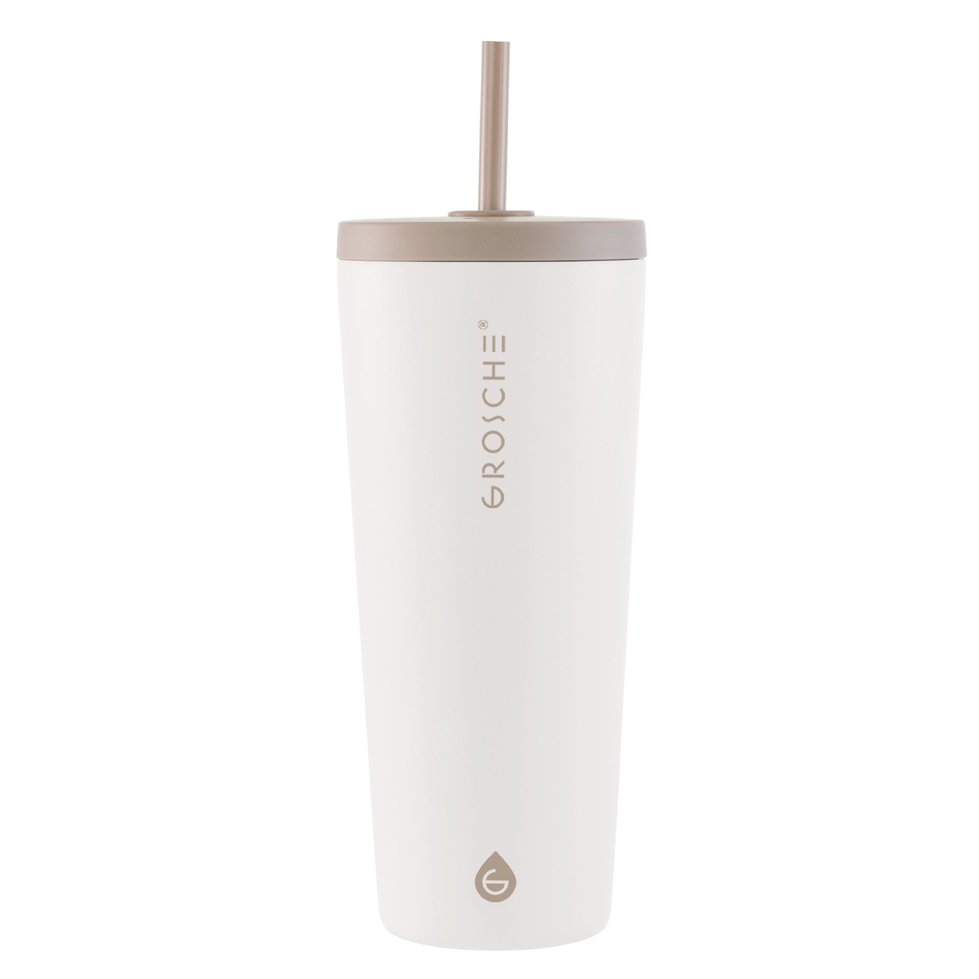 Jasper insulated tumbler, 23oz tumbler, tumbler with straw, straw tumbler, travel mug, water bottle, insulated water bottle, grosche water bottle