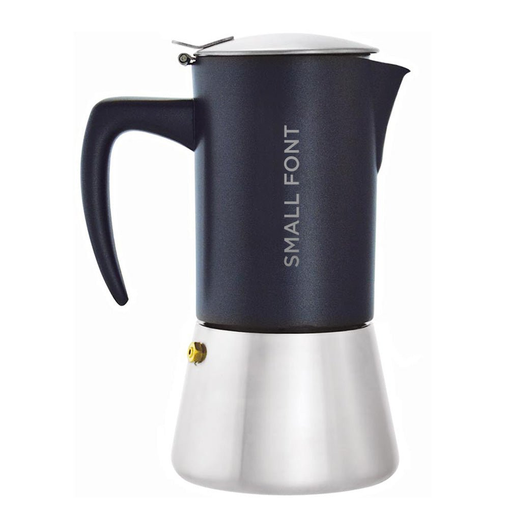 MILANO STEEL Stovetop Espresso Maker, Moka Pot - 10 Cup - GROSCHE International Inc.