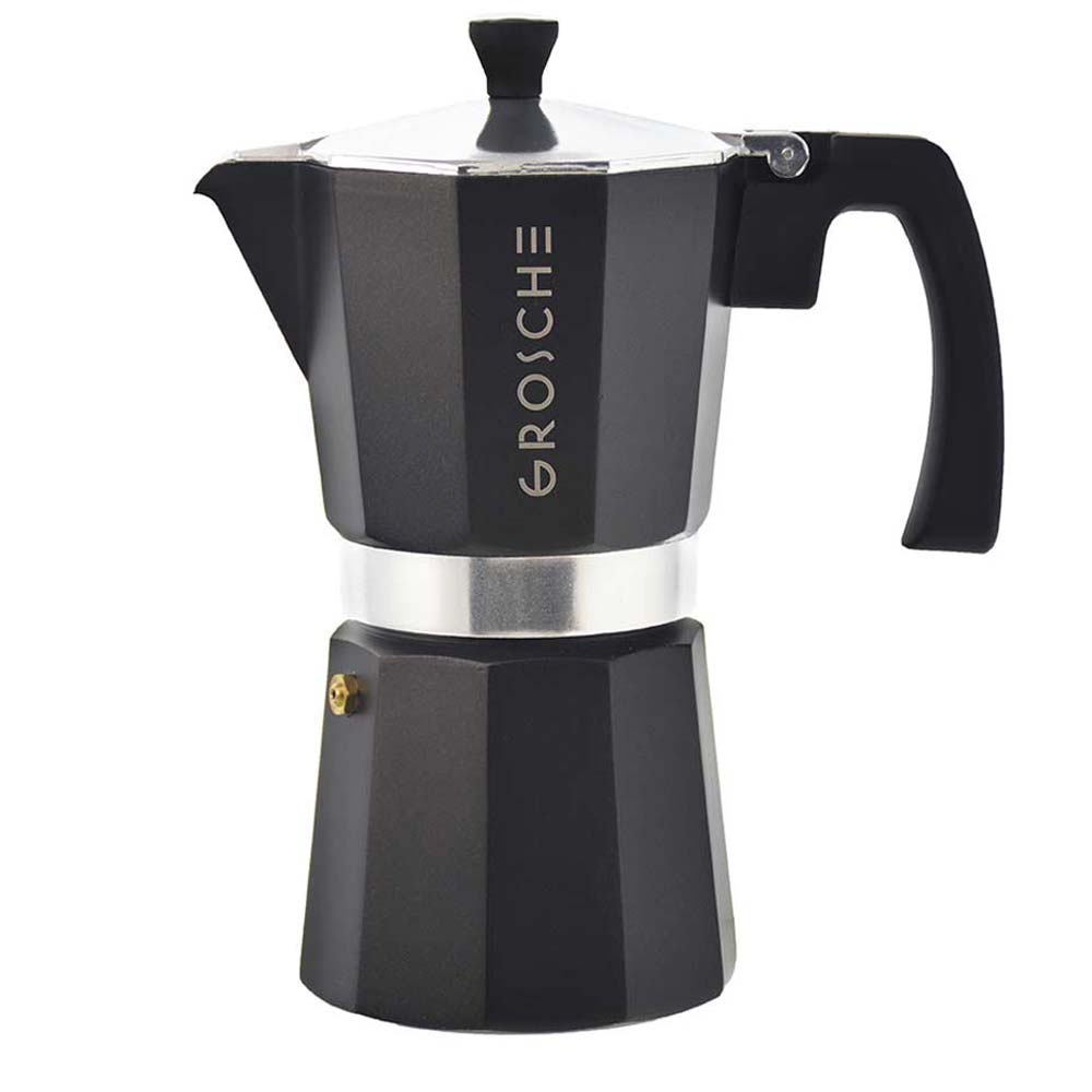 GROSCHE MILANO Stovetop Espresso Maker, Moka Pot, 12 cup