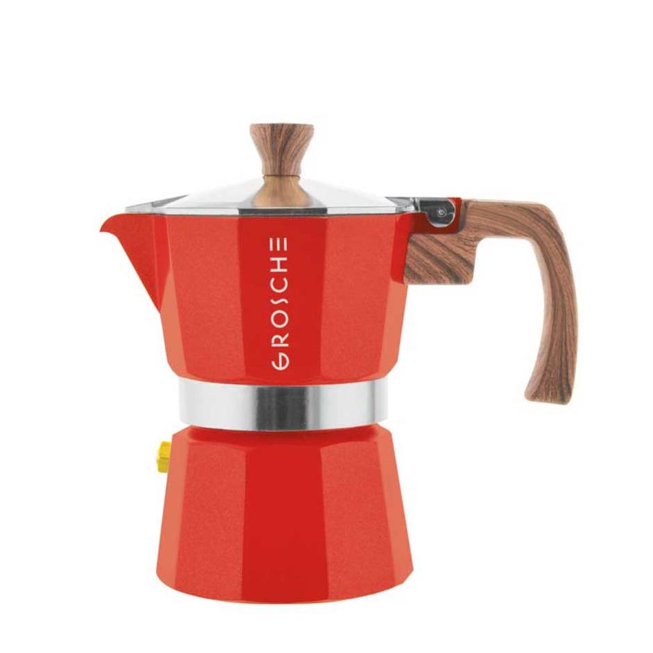 MILANO Stovetop Espresso Maker, Moka Pot - 3 Cup - GROSCHE International Inc.