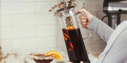 pitcher with drink