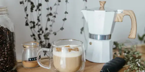 coffee with moka pot
