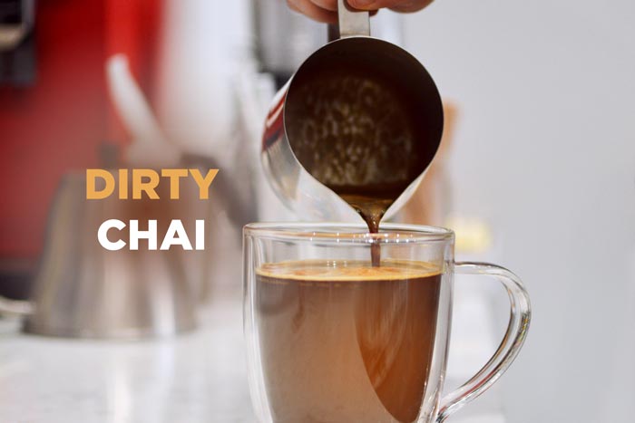 What is a Dirty Chai + Dirty Chai Recipe - GROSCHE International Inc.