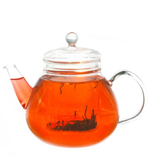 borosilicate glass teapot with infuser, infusion teapot with matching glass infuser, classy glass tea maker, infusion glass teapot for loose leaf tea, GROSCHE glasgow