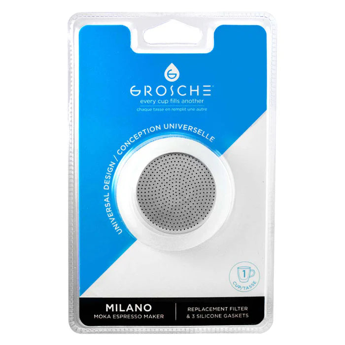 replacement filter & 3 silicone gaskets