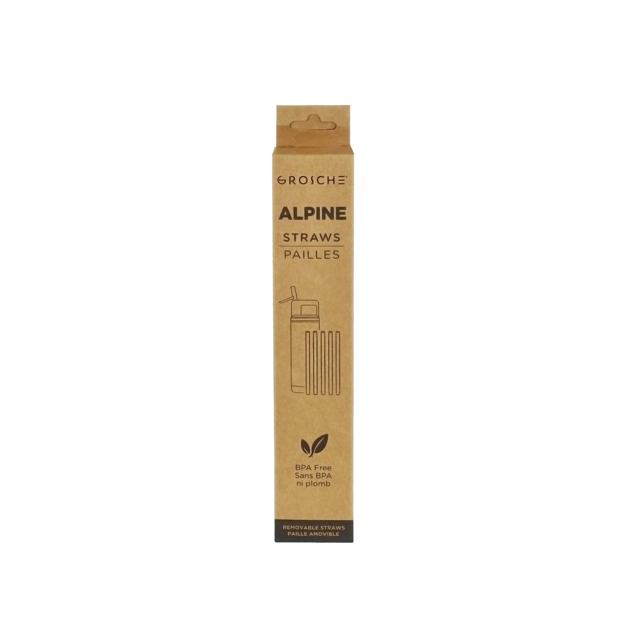 ALPINE Replacement Straws, 16oz - 5 Pack