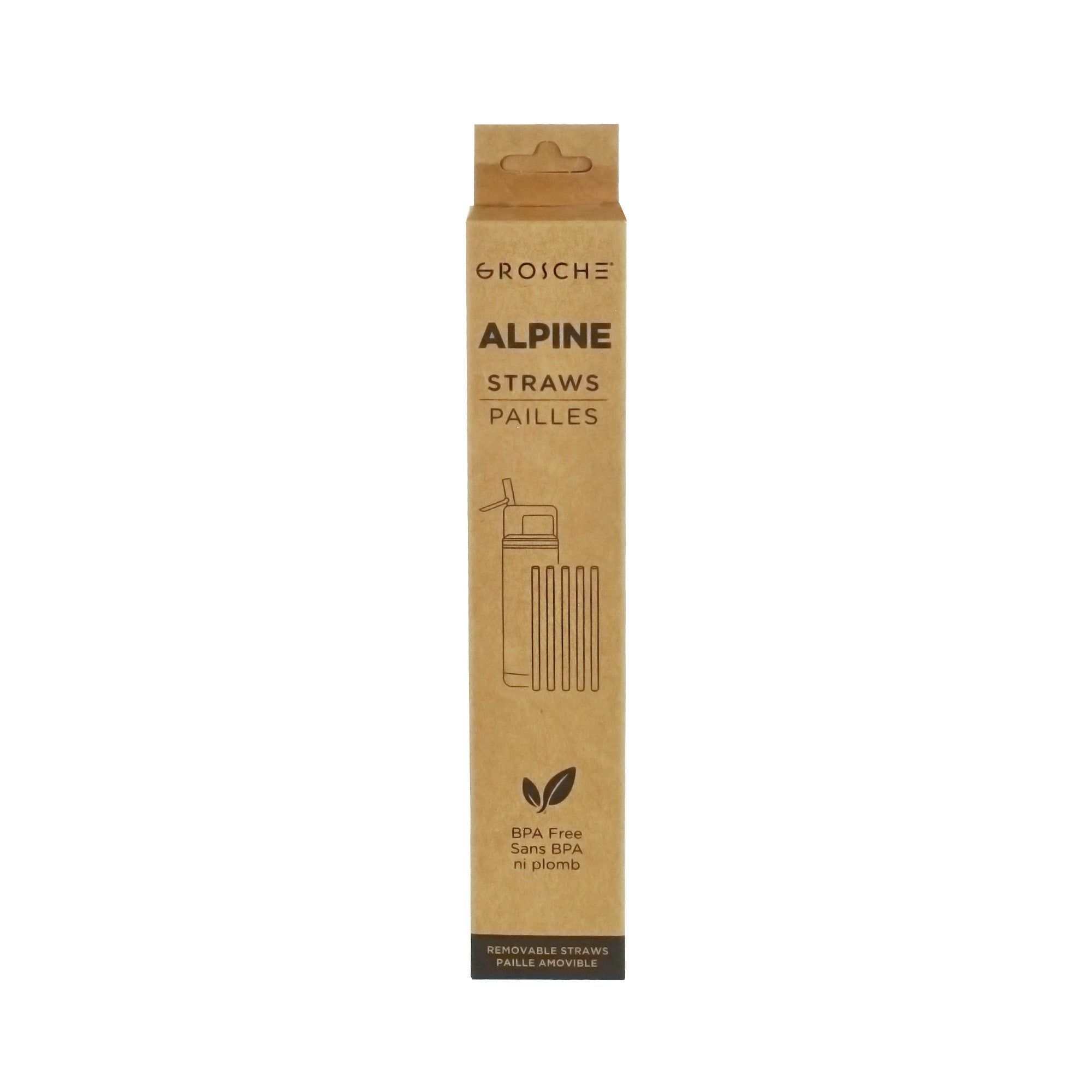 ALPINE Replacement Straws, 20oz - 5 Pack