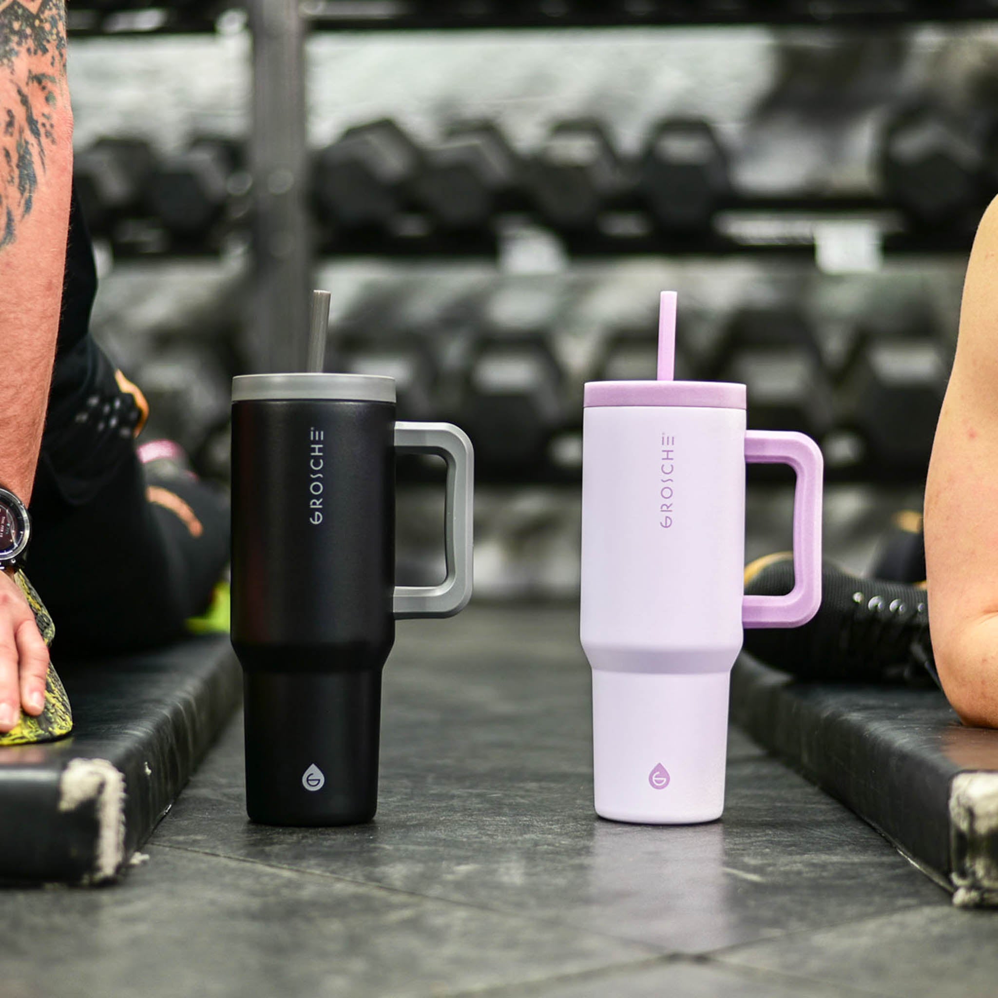 ASPEN 40 oz Tumbler with Straw X Crossfit Cambridge
