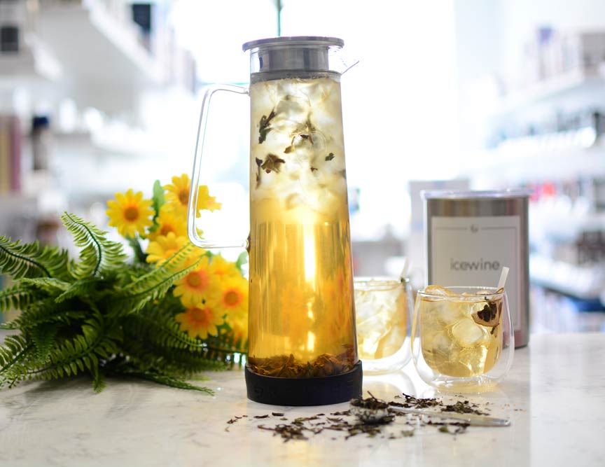 BALI Large Glass Fruit Infuser Water Pitcher, Sangria Pitcher - Thumbnail 4