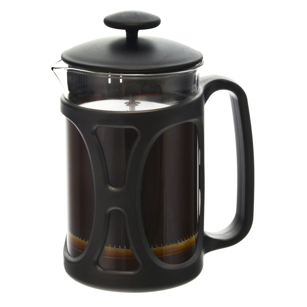 GROSCHE BASEL Small French Press | Black 800 ml