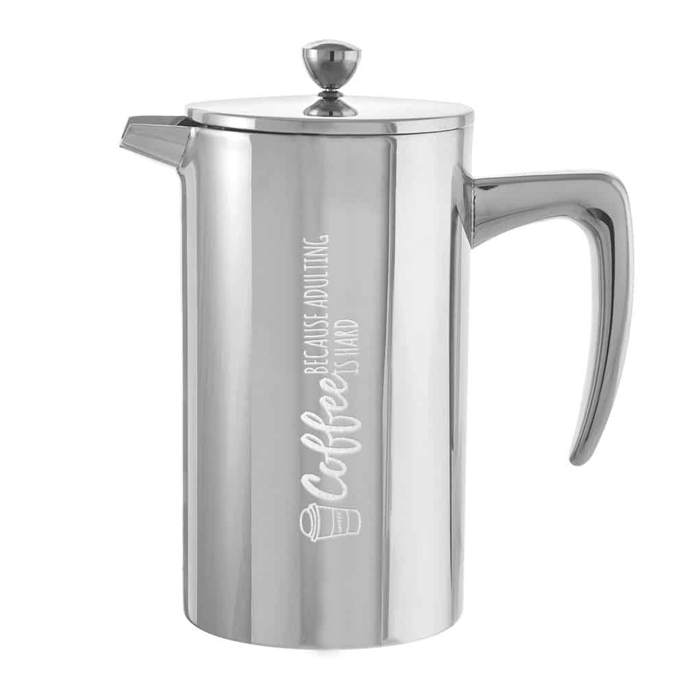 DUBLIN Stainless Steel French Press | Adulting Is Hard