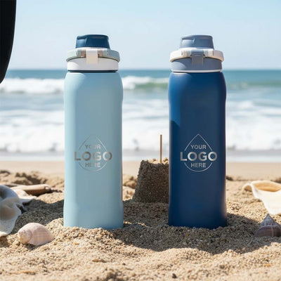 custom logo water bottle GROSCHE Kamloops corporate gifts canada custom flask 