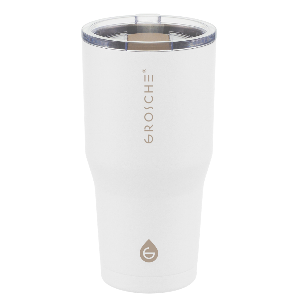 YUKON Insulated Travel Mug, Stainless Steel Coffee Tumbler with Slider Lid, 20oz
