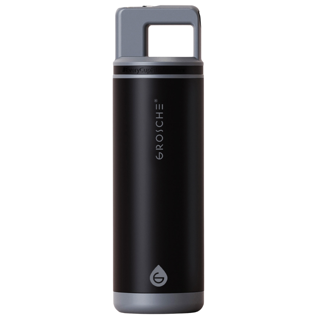 ALPINE Flip 'N Sip Insulated Water Bottle With Straw, 20oz