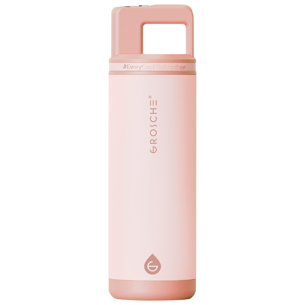 ALPINE Flip 'N Sip Insulated Water Bottle With Straw, 20oz