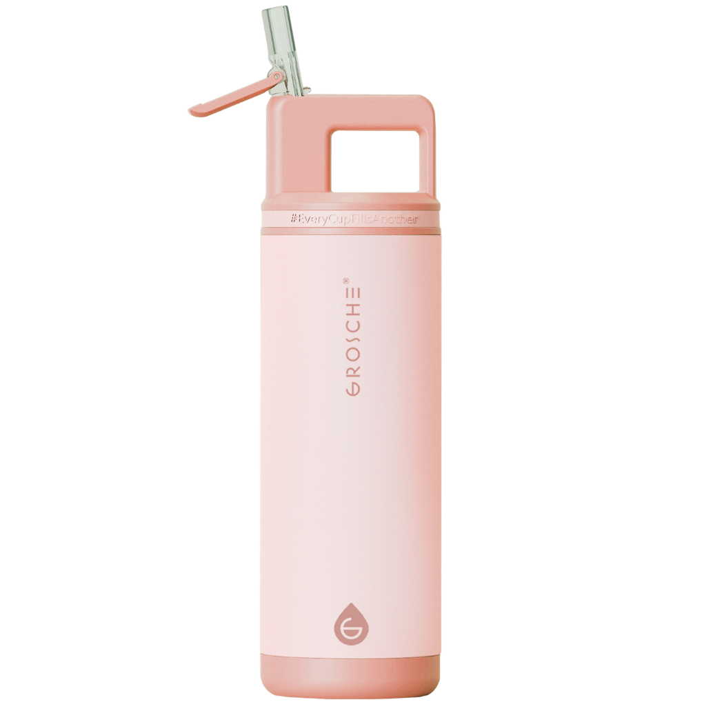 ALPINE Flip 'N Sip Insulated Water Bottle With Straw, 20oz
