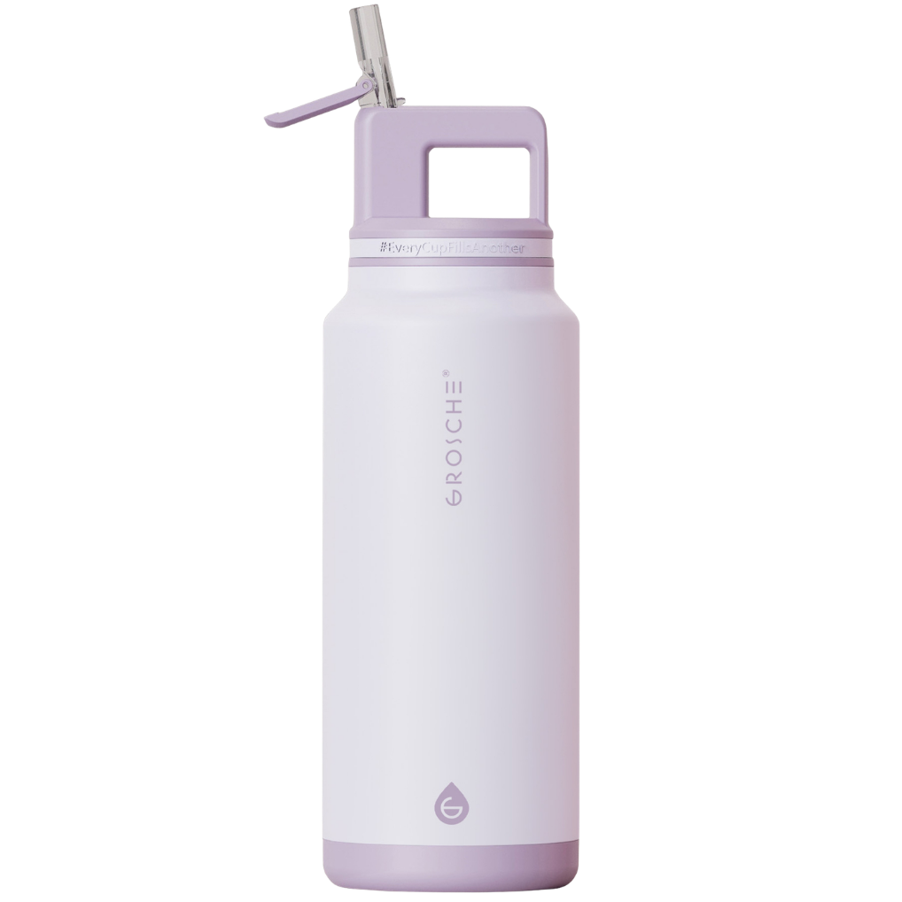 ALPINE Flip 'N Sip Large Insulated Water Bottle With Straw, 40oz