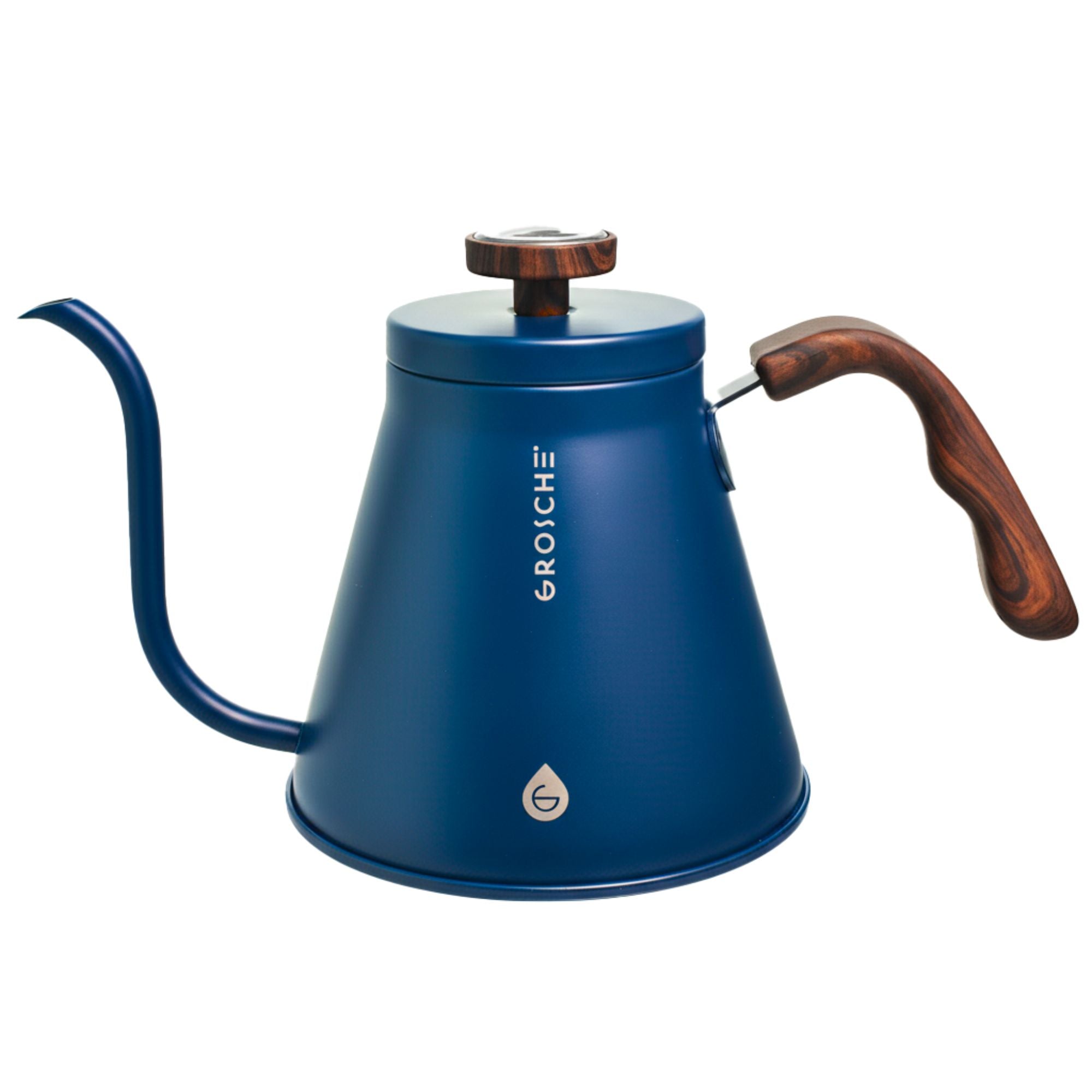 MARRAKESH Gooseneck Pour Over Stovetop Kettle - 34 fl. oz / 1000mL, Black