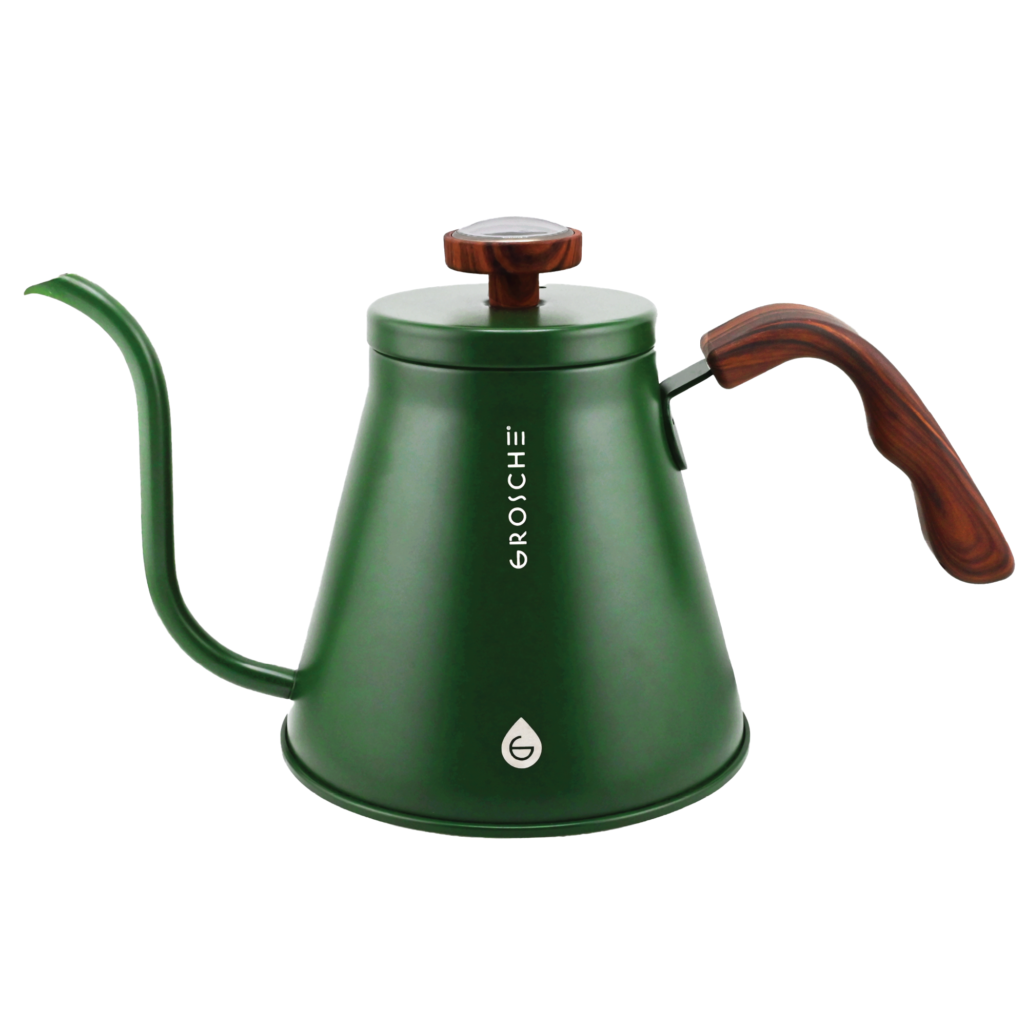 MARRAKESH Gooseneck Pour Over Stovetop Kettle - 34 fl. oz / 1000mL, Black