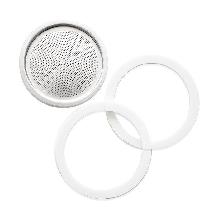 Silicone Gaskets (2 pc) & Filter for Milano Stella Aroma