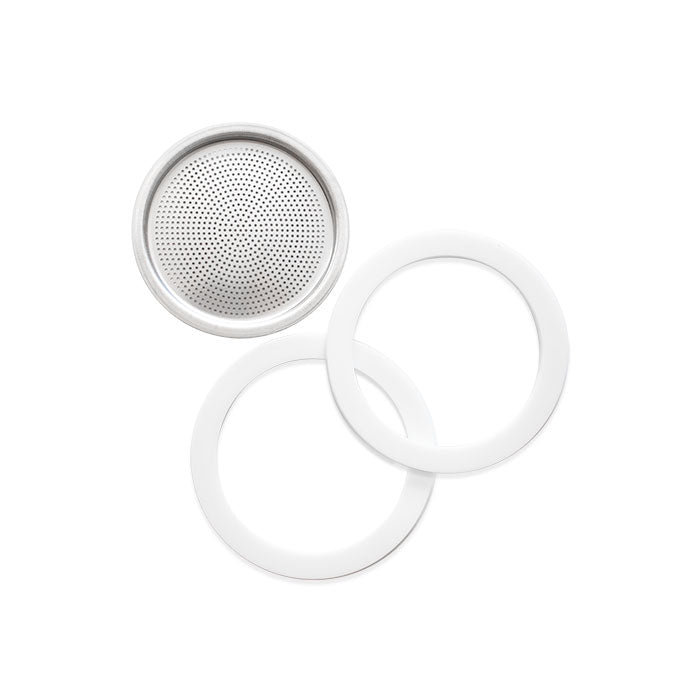 Silicone Gaskets (2 pc) & Filter for Milano Stella Aroma