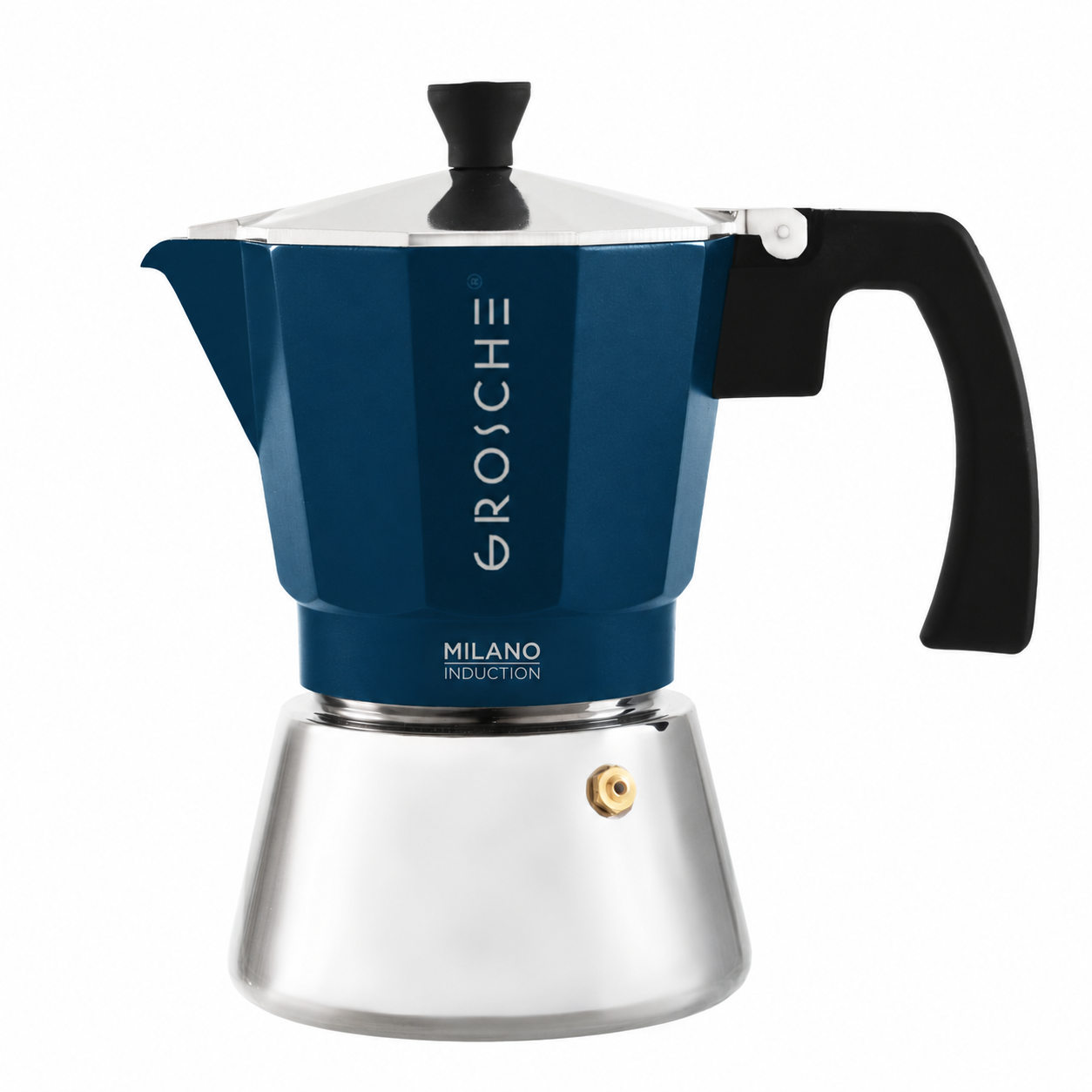 Induction Moka Pot – MILANO 9-Cup Stovetop Espresso Maker | GROSCHE