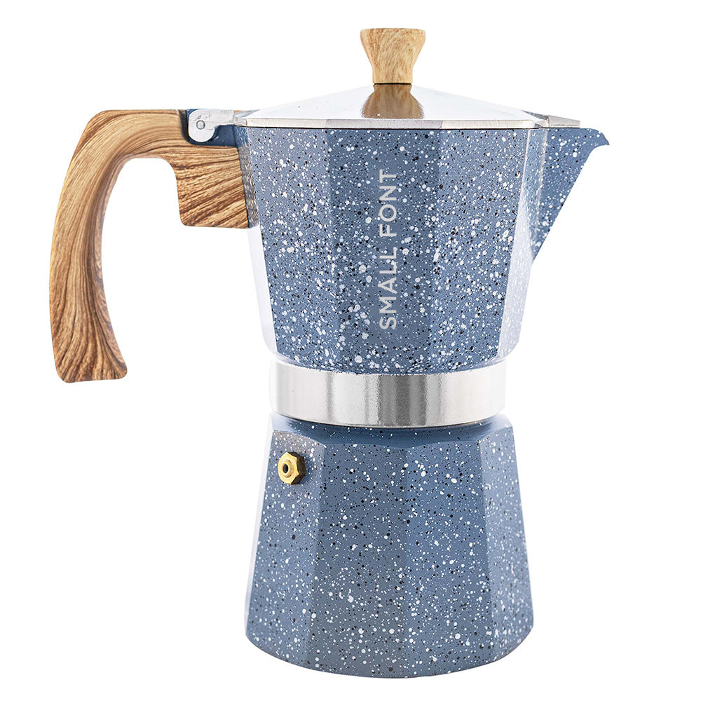 MILANO STONE Stovetop Espresso Maker, Moka Pot - 6 Cup