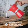 custom moka pot corporate gifts custom logo gifts coffee set gift Christmas corporate gifts 