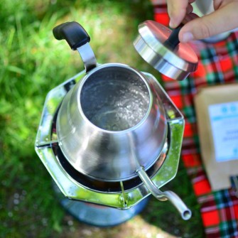 Grosche Marrakesh Pour over kettle camping top view