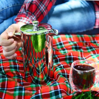 Grosche-Dublin-Double-walled-stainless-steel-french-press-and-fresno-cups-camping-coffee-2